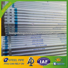 Hot dip galvanized low carbon welded steel pipe made in China